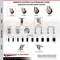 Service Caster 3 Inch 316SS Maroon Polyurethane Swivel 1-7/8 Inch Expanding Stem Caster Set SCC SCC-SS316EX20S314-PPUB-MRN-178-4 - alternate 4